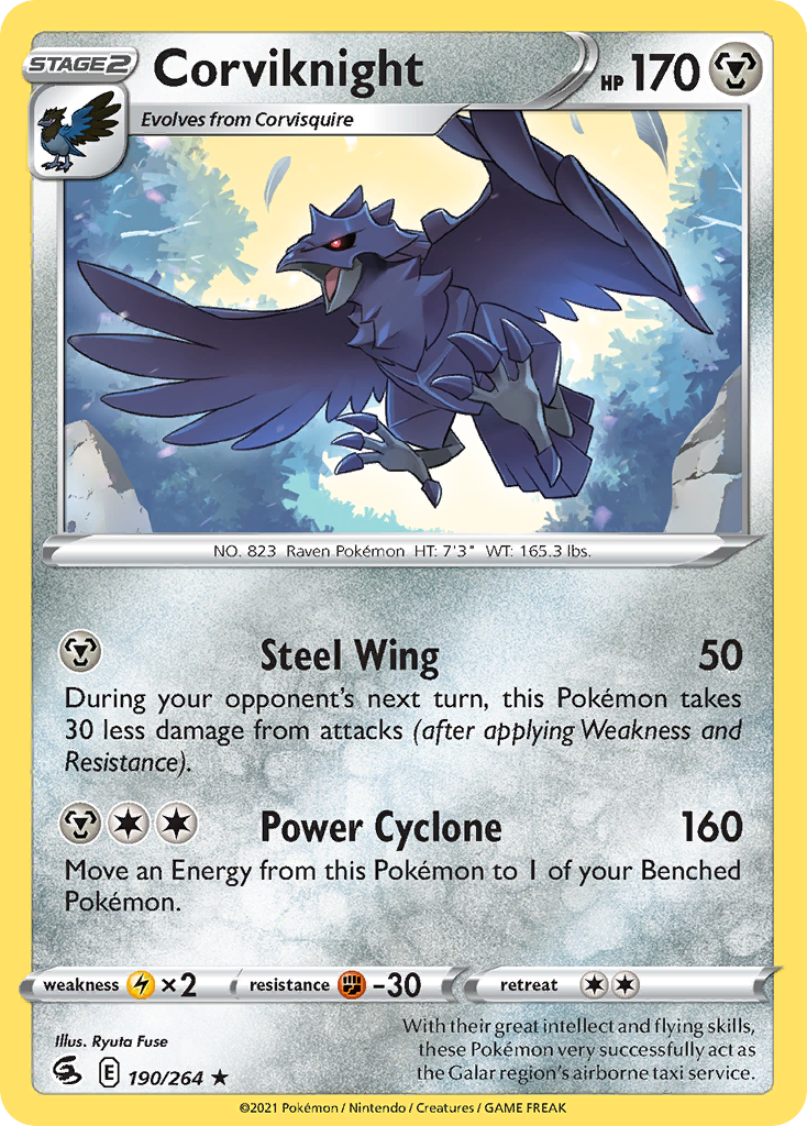 Fusion Strike Corviknight #190/264